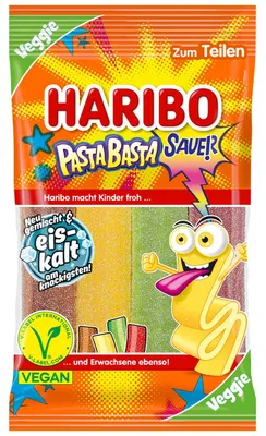 Immagine prodotto di HARIBO 10054467 HARIBO PASTA BASTA SAUER Fruchtgummi 160,0 g