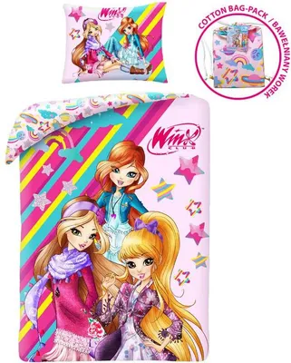 Produktbild von Winx Fairy Bettbezug - 140 x 200 cm - Baumwolle - 70 x 90 cm