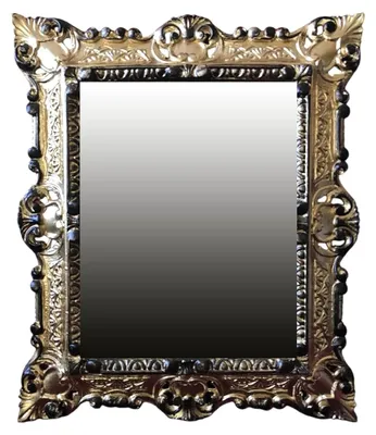 Immagine prodotto di Specchio da parete in stile barocco, antico, dimensioni 45 x 38 cm