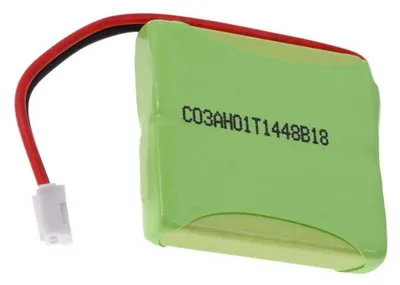 Produktbild von NiMH Ersatzakku für schnurlose Telefone Gigaset E45, 2,4V, 500mAh
