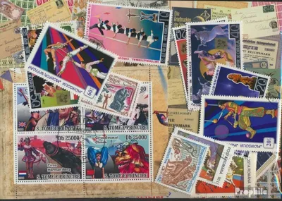 Produktbild von Briefmarken Motive 25 verschiedene Zirkus Briefmarken