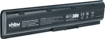 Produktbild von vhbw Akku Ersatz für HP Compaq HSTNN-IB0X, HSTNN-I81C, HSTNN-I79C, HSTNN-CBOWH, HSTNN-CB0X, HSTNN-CB0W für Notebook (5200 mAh, 10,8 V, Li-Ion)