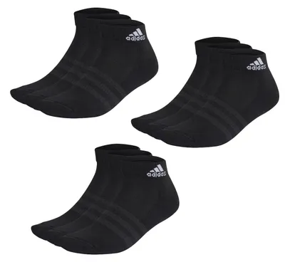 Produktbild von adidas Cushioned Sportswear Ankle, Quarter Socken, 9 Paar, schwarz, 40-42