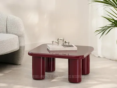Produktbild von STYLER Couchtisch - glänzend burgunderrot