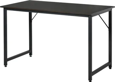 Obrázek produktu pro Stůl pro domácí kancelář - Počítačový stůl - Obdélníkový - Nastavitelné nohy - Vlastní montáž - Černý