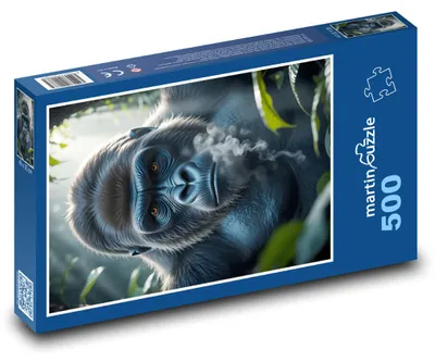 Obrázok produktu pre Puzzle 500 Gorila v džungli - martinpuzzle