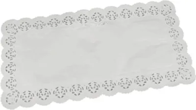 Image de PAPSTAR Dentelle pour gâteau, carrée, 400 x 200 mm, blancá