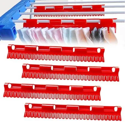 Obrázok produktu pre Vešiak na oblečenie, 4-dielny, odolný voči vetru, z plastu, na ponožky a spodnú bielizeň