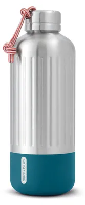 Obrázok produktu pre black+blum BAM-EIWB-L005, 0,85 L, Strieborná, Tyrkysová, Nylon, Silikón, Nerezová oceľ, 12 h, 24 h, Kemping, Denné používanie, Športová aktivita, Cestovanie