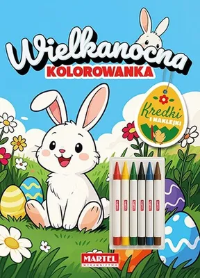 Immagine prodotto di Libro da colorare pasquale con matite colorate e adesivi - Maciej Ratajczyk