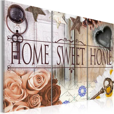 Produktbild von Modernes Wandbild 020115- 63 (120x80) - 3 Teilig Bilder Fotografie auf Vlies Leinwand Foto Bild Dekoration Wand Bilder Kunstdruck HOME