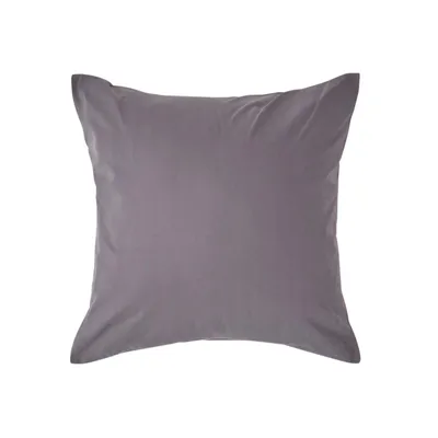 Produktbild von HOMESCAPES Kopfkissenbezug Fadendichte 200 Anthrazit, 60 x 60 cm