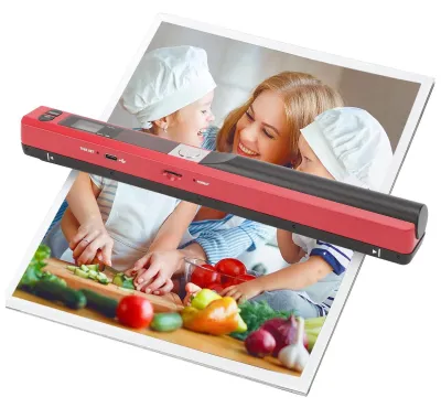 Obrázok produktu pre Prenosný skener, formát A4, rozlíšenie 900 dpi, určený na skenovanie dokumentov, kníh, potvrdeniek a firemných fotografií