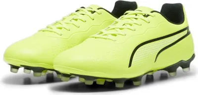 Produktbild von Puma King Match FG/AG Fußballschuhe Herren electric lime schwarz Gr 40