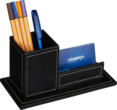 Produktbild von relaxdays Schreibtisch Organizer für Visitenkarten