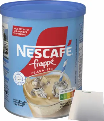 Produktbild von Nescafe Frappe Eiskaffee (275g Dose) + usy Block