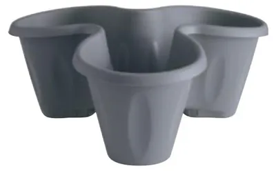 Image de Soucoupe sur roues pour pot de fleurs TRIFOGLIO - Gris