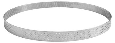 Image de GOBEL - Moule à gâteau perforé – Moule à pâtisserie perforé – Acier inoxydable – Ø 18 cm –