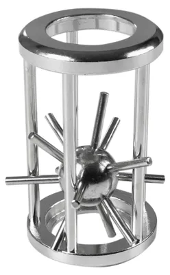 Produktbild von Der metallische Rätsel-Igel im Käfig