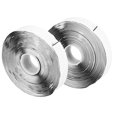 Produktbild von mumbi Klettband selbstklebend, Klett bestehend aus Haken und Flausch, Klettverschluss extra stark, 16mm x 5 Meter, Schwarz