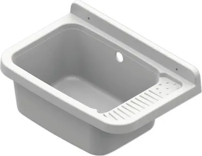 Produktbild von Ausgussbecken 50,8 x 33,8 cm weiß matt