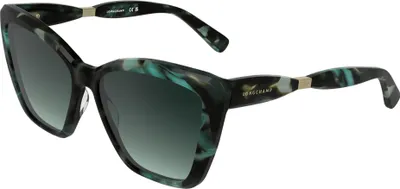 Produktbild von Longchamp LO803S Petrol havana 57/15/140 Damen Sonnenbrillen
