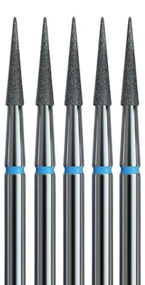 Produktbild von Set mit 5 Standard-Fräsern für die Nagelhaut – Spitzform