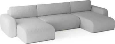 Produktbild von FEDVE Ecksofa Varde U Form Universell Sofa Schlaffunktion Bettkästen Sofagarnitur