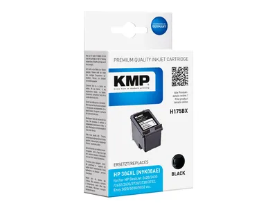 Produktbild von KMP H175BX Tintenpatrone schwarz kompatibel mit HP N9K08AE 304 XL