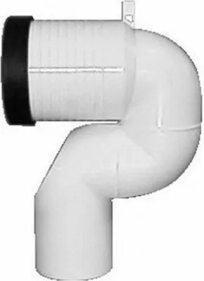 Produktbild von LAUFEN bei Abgang senkrecht Spezialablaufbogen für Wandabstand 220- 350 mm, H8990250000001
