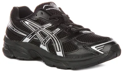 Imagen del producto de Zapatillas Asics GEL 1130 GS, color negro y plateado, para jóvenes – Talla 4 UK - 37.5 EU - 5 US / Color: Negro y plateado