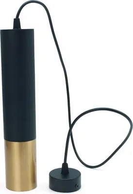 Produktbild von SPOT Hängelampe Röhre GU10 29cm SCHWARZ GOLD