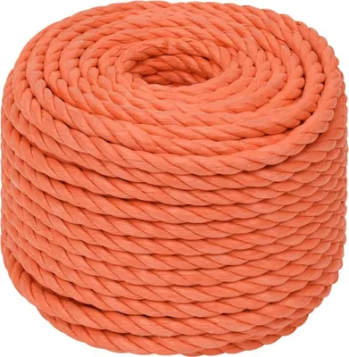 Produktbild von vidaXL Arbeitsseil Orange 12 mm 25 m Polypropylen