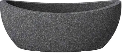 Zdjęcie produktu dla Scheurich 253/58 Jardiniere Wave Globe Black Granite - 58 cm x 24 cm x 23 cm; 55371