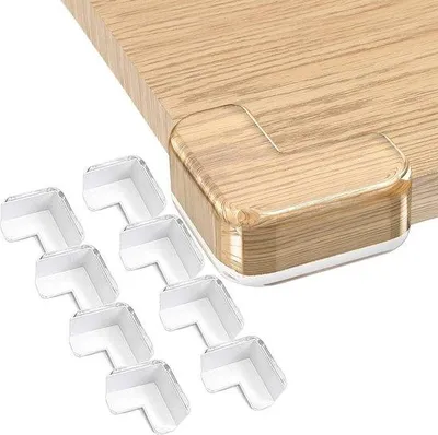 Produktbild von Eckenschutz transparent 8-teilig für Tische und Möbel