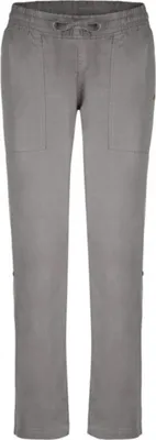 Produktbild von Damenhose Nidda Grau, kürzbar, mit elastischem Bund, Kordelzug und zwei Taschen, Lyocell-Baumwoll-Mix, 3-Jahreszeiten