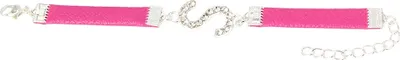 Produktbild von Buchstaben Armband Strass Freundschaft Pink S