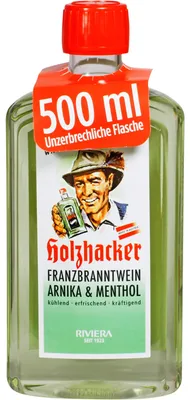 Produktbild von Holzhacker Franzbranntwein Arnika & Menthol Lösung, 500 ml Lösung