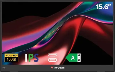 Produktbild von Verbatim Portable Monitor 15,6" Full HD Monitor Light