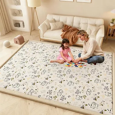 Imagen del producto de Alfombra de juego para bebés, 2 cm de grosor, 190 x 350 cm