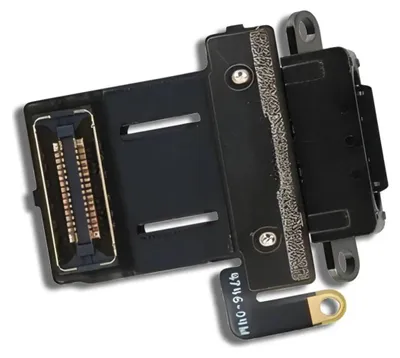 Produktbild von Ersatz USB-C Ladebuchse mit Flexkabel für iPad Pro 11.0 (2024, 2025), Schwarz