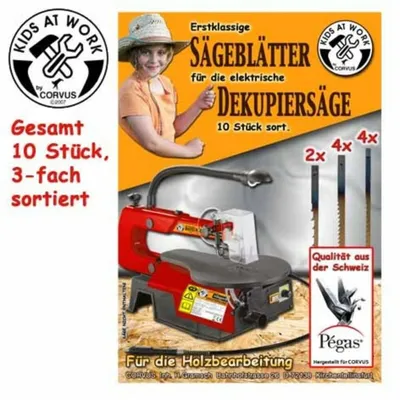 Produktbild von Sägeblätter-Set für Dekupiersäge