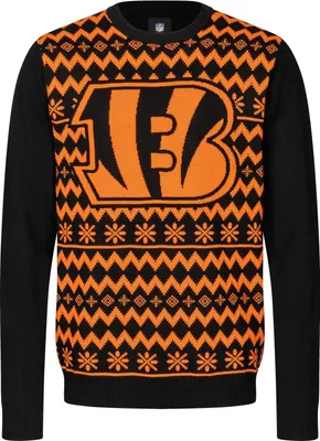 Produktbild von NFL Cincinnati Bengals Ugly Sweater Big Logo 2-Color Christmas Pullover Weihnachten XXL