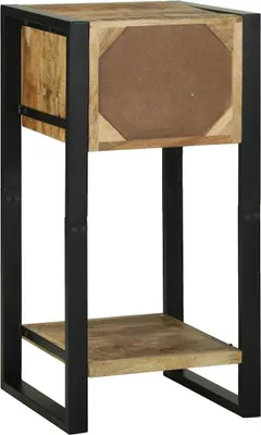 Obrázek produktu pro Odkládací stolek Hnědá 40 x 40 x 80 cm Masivní mangové dřevo