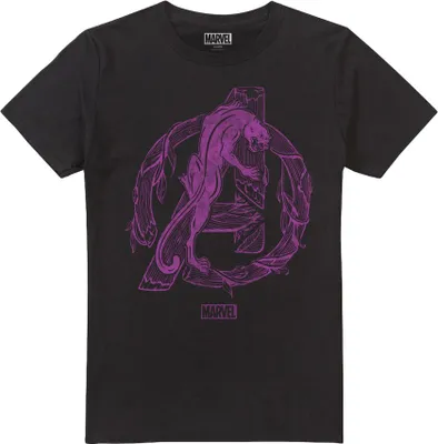 Produktbild von Black Panther - T-Shirt für Herren TV2240 (S) (Schwarz)