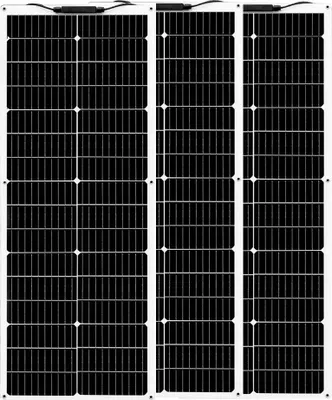 Image de Panneau solaire, conception flexible, haute efficacité, 3 panneaux solaires de 80 W