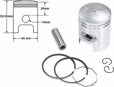 Image de Honda Tact50 Piston 40 Mm Pin10 Standard