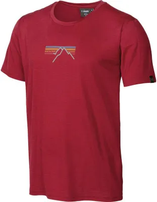 Produktbild von Ivanhoe T-Shirt UW Ceasar Sunset für Herren - 100% extra feine Wolle - Rot