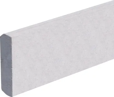 Produktbild von Fertigteil Zaunsockel Beton - Höhe: 30 cm, Stärke: 6 cm, Länge: 250 cm, Farbe: natur