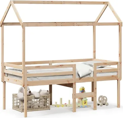 Image de Maison Exclusive - Lit haut sans matelas 90x190 cm bois de pin massif